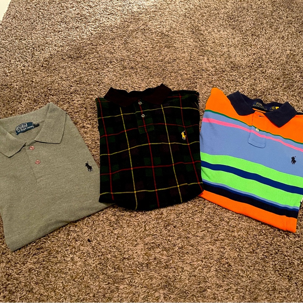 Polo Ralph Lauren Polo Shirts (Authentic Ralph Lauren) 3 shirt deal
